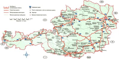 Kaart van krems oostenryk