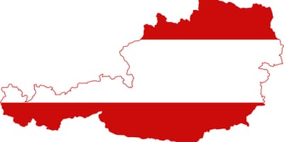 Oostenryk kaart vlag