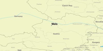Kaart van oostenryk wels